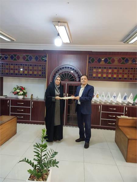 سرپرست جدید امور قراردادها و پیمان شهرداری بوشهر انتخاب شد